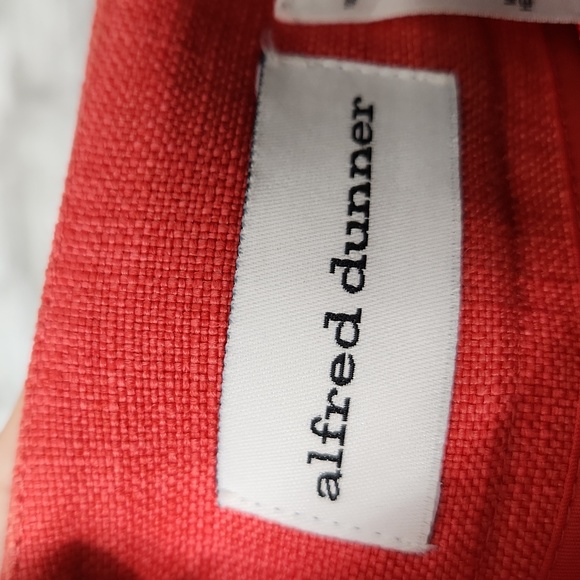 Alfred Dunner Red Textured Button-Front Jacket - Picture 8 of 9